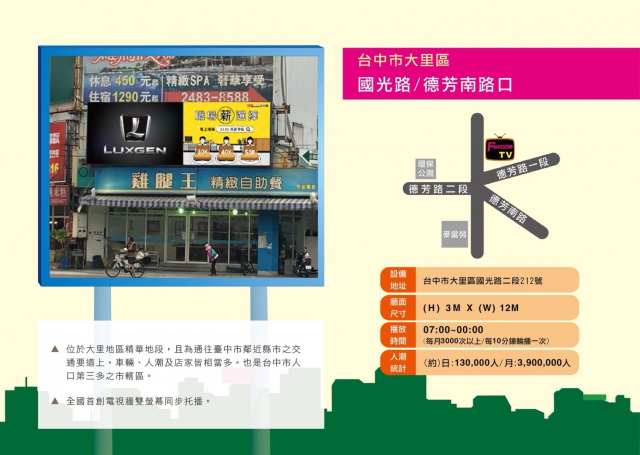 台中市大里區 國光路 德芳南路口